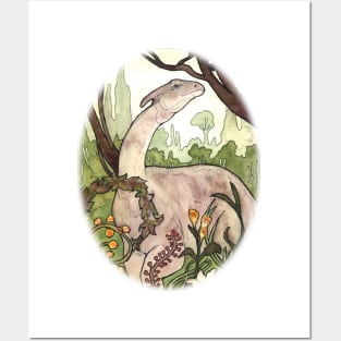 Gentle Parasaurolophus Posters and Art